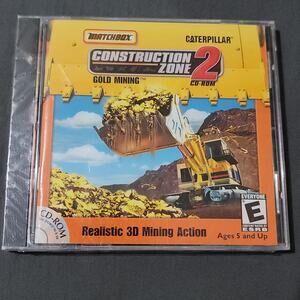 Vtg 2000 Mattel Matchbox Construction Zone 2 CD Rom Game